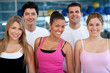Group of athletic people