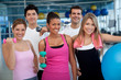 Group of athletic people