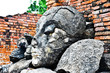 Buddhist ruins.