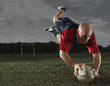 Rugby Player scoring a Try!