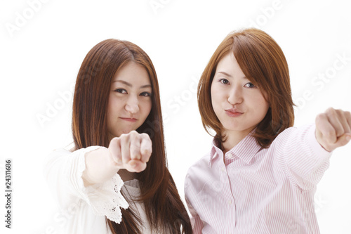 Photo: 怒る女性 怒る女性
