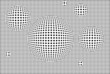 Monochrome background from points with acting spherical forms