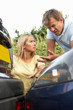 Man And Woman Having Argument After Traffic Accident Man And Woman Having Argument After Traffic Accident