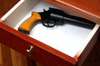 Gun in drawer