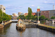 Mühlendammschleuse an der Fischerinsel