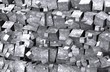 Abstract 3d cubes design