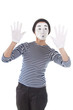 Street mime.