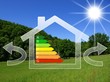 Maison bioclimatique au soleil