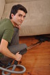 Man doing the housework
