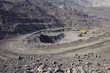 Extraction of iron ore in career