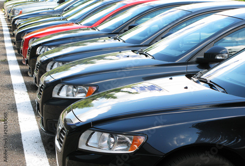 Photo: Row of cars Row of cars