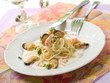 Pasta with shelfish