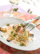 Pasta with shelfish