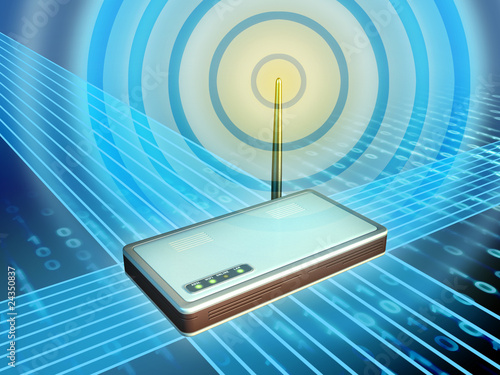 Illustration: Wireless modem Wireless modem