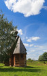 old wooden russian church