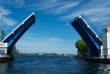 Drawbridge over intercoastal in Boca Raton, Florida
