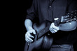 Foto: guitar and man guitar and man