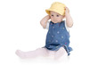 Infant yellow hat
