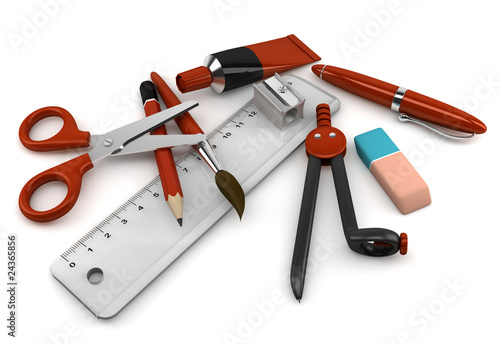 Illustration: Fournitures scolaire 1 Fournitures scolaire 1
