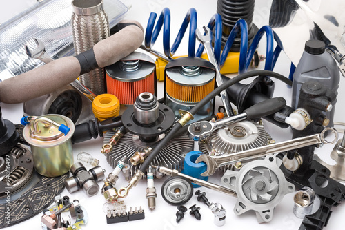 Photo: lots of auto parts lots of auto parts