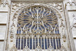 france; amiens; cathédrâle : façade sud, rosace