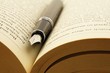 book and pen