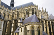 france; amiens; cathédrâle; façade; sud :sacristie et chevet