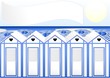 Cabine Stabilimento Balneare-Vector