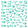 Arrow icons set