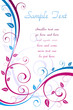 Floral leaf card