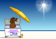 crushed dog ice square