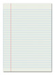 Lined paper red margin
