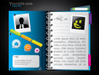 Diary-like web template Diary-like web template