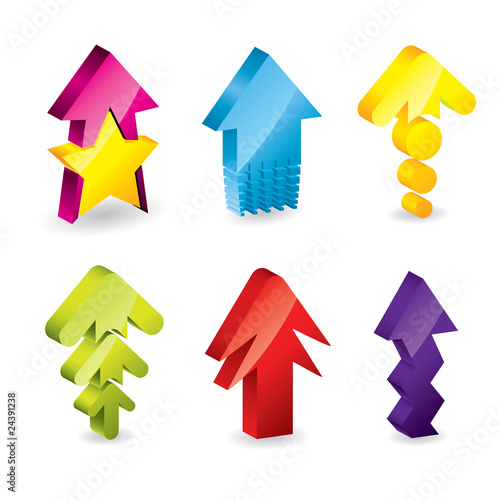 3d arrow