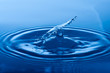 Ombrello d'acqua blu