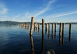 Remnants of an old wharf