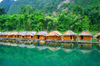houses on a raft Thailand