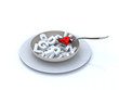 piatto di lettere