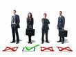 businesspeople and selection
