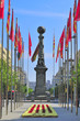 The monument of Justiciazgo, Zaragoza, Spain