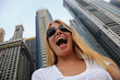 Smiling in the city