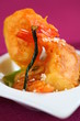 Beignet de crevette tempura fond prune