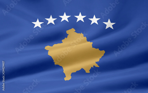 Illustration: Flagge von Kosovo Flagge von Kosovo