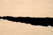 Ripped brown paper