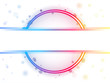 Rainbow Circle Border with Sparkles and Swirls. Rainbow Circle Border with Sparkles and Swirls.
