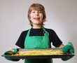 Junge mit Pommes Frites