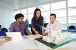 Photos : Professeurs et �tudiant en architecture