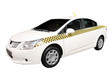 taxi car isolated