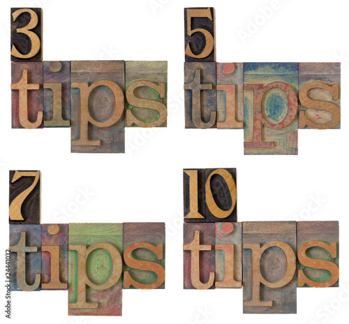 tips - headline of a list