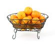 Wrought Iron Basket Tangerines